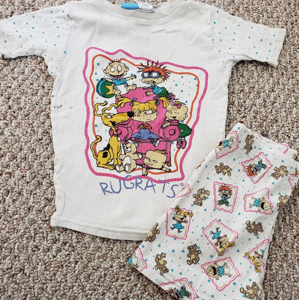 Vintage size 10 Rugrats PJ set